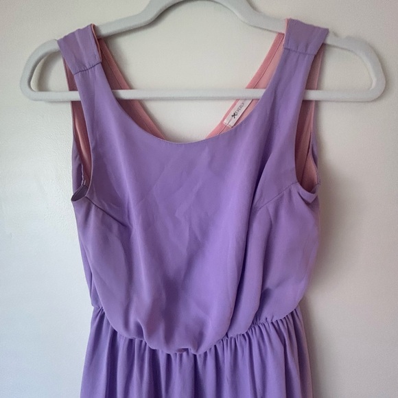 Everly High-Low Dress Lilac - Picture 3 of 5